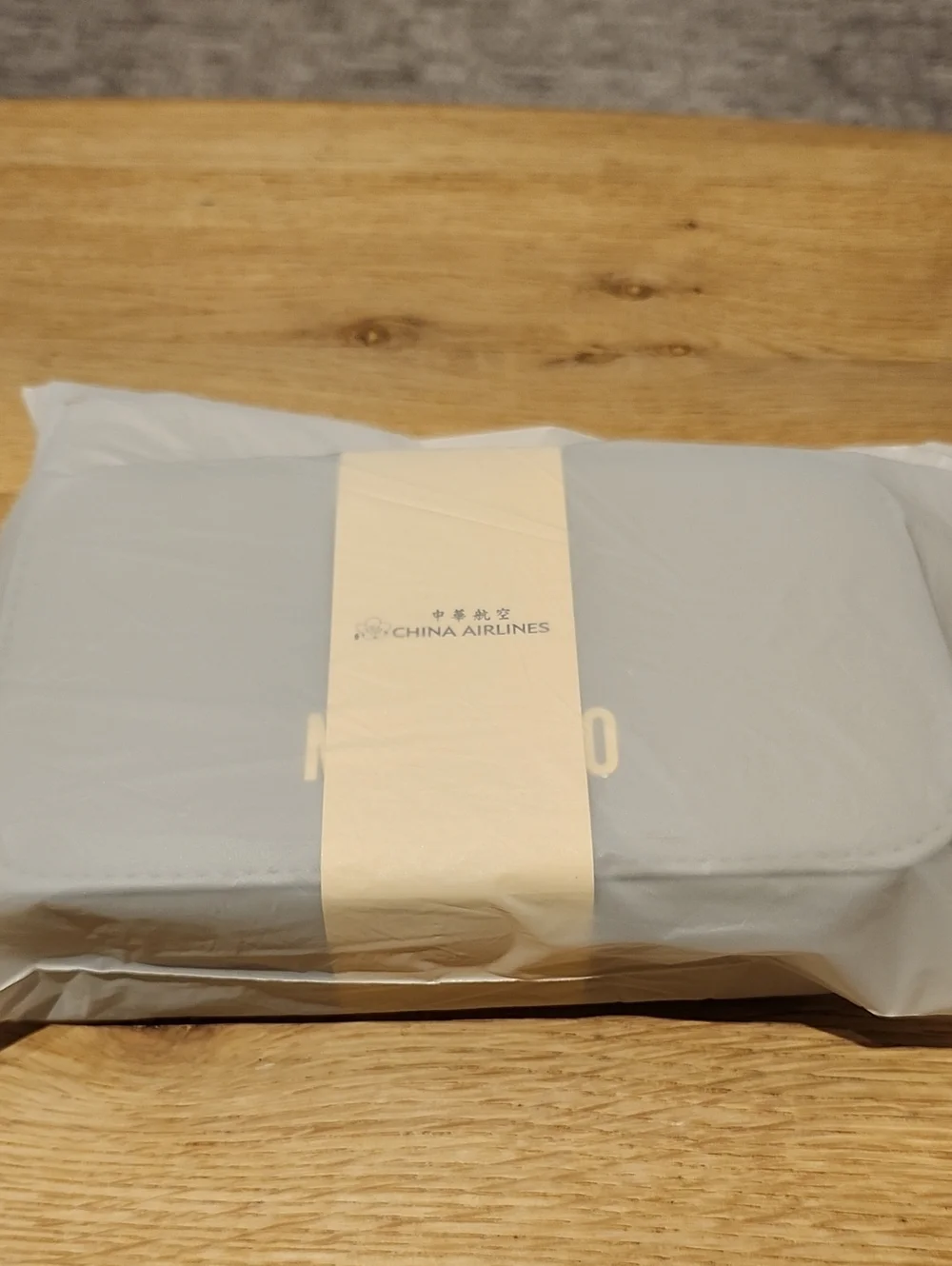 Moschino x China Airlines Amenity Bag - Grey, brand new